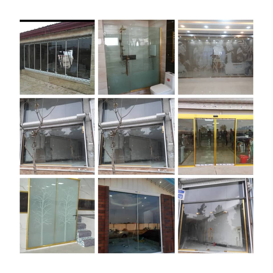 بهترین مرکز نصب و فروش درب شیشه ای منصور در ارومیه