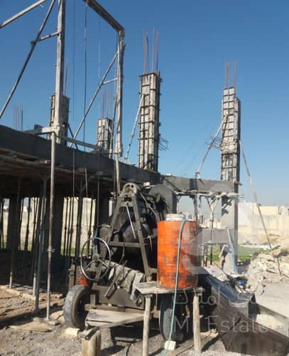 بتون ریزی با خلاطه سقف شناژ کف – کفه استخر در خوزستان