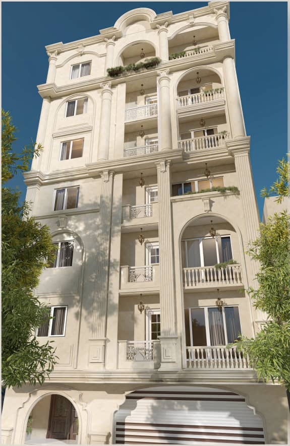 بهترین طراحی داخلی و نما ساختمان اجرای معماری داخلی آرتیکو در رشت