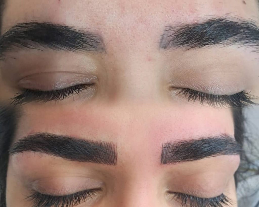 بهترین آکادمی آرایش دائم فیبروز شیدینگ لب و خط چشم دائم در سیرجان