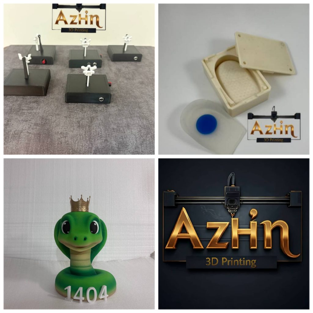 بهترین مرکز طراحی و ساخت انواع قطعات با پرینتر سه بعدی در کرج