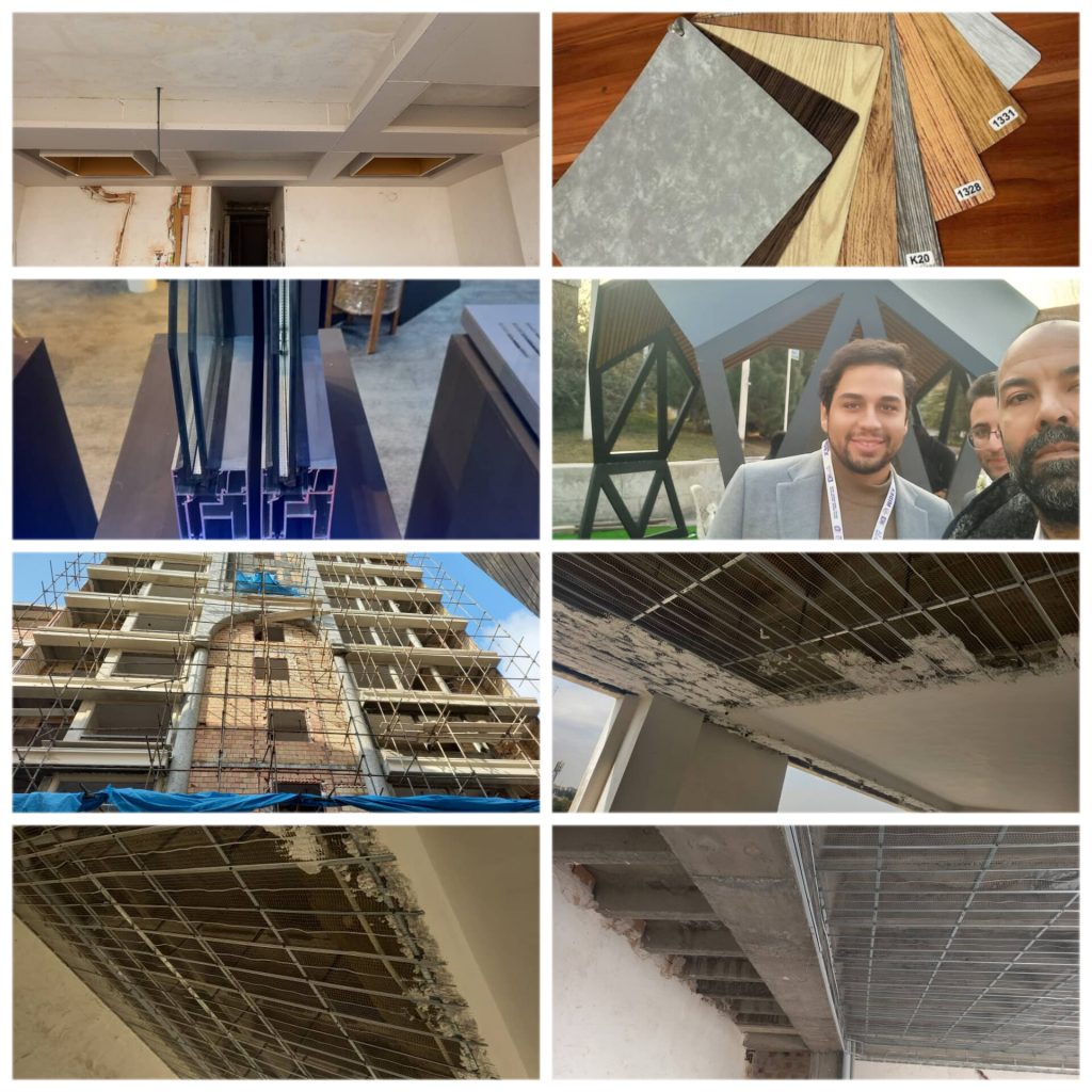 نصب واجرای سقف کاذب و جوشکاری نرده نما در درب و پنجره در غرب تهران