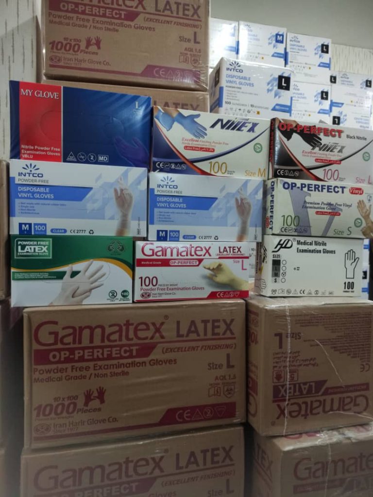 پخش دستکش لاتکس تأمین‌کننده مستقیم انواع دستکش‌های پزشکی بهداشتی و صنعتی در تهران