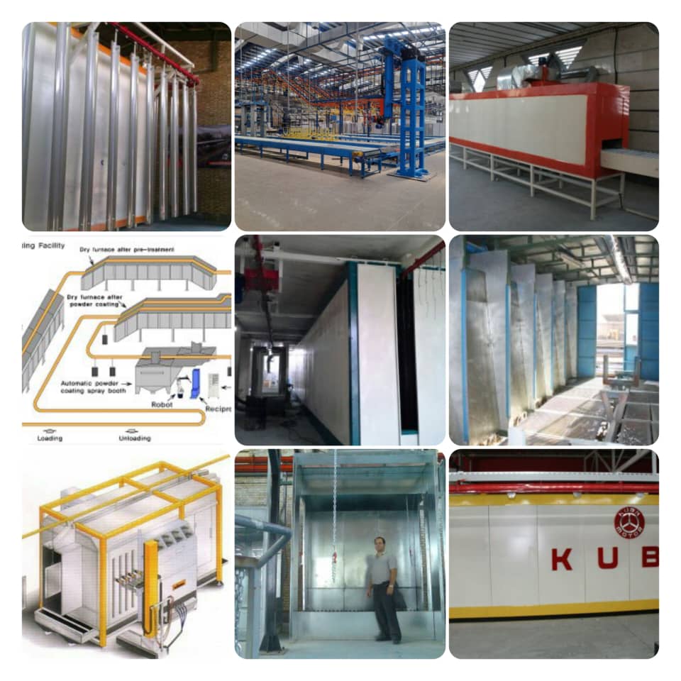 متخصص در ساخت خطوط رنگ پودری و مایع – تأمین و نصب انواع کانوایر هوایی و زمینی در تهران